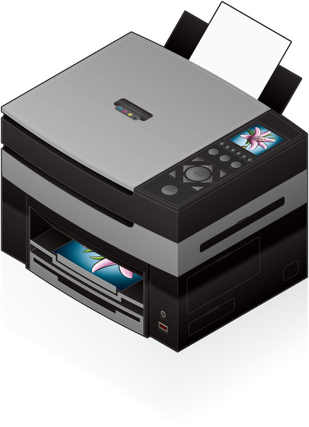 Office InkJet Printer - Vector, imagen