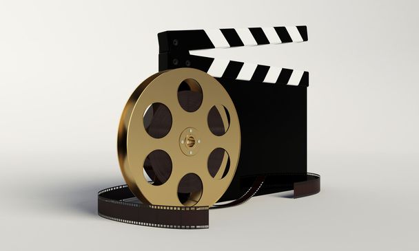 Filme e clap board, ícone de vídeo
 - Foto, Imagem