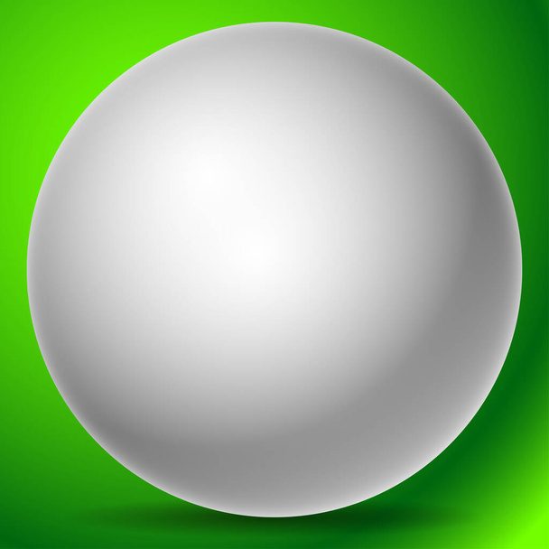Shaded 3d sphere icon, vector illustration - Вектор,изображение