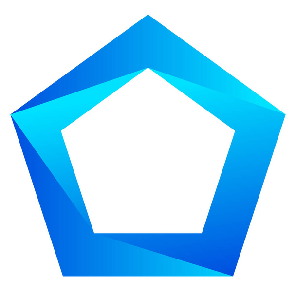 Divided basic shape geometric icon, logo - Вектор,изображение