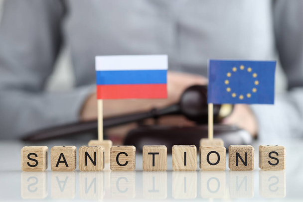 EU sanctions against Russia and court proceedings - Foto, imagen