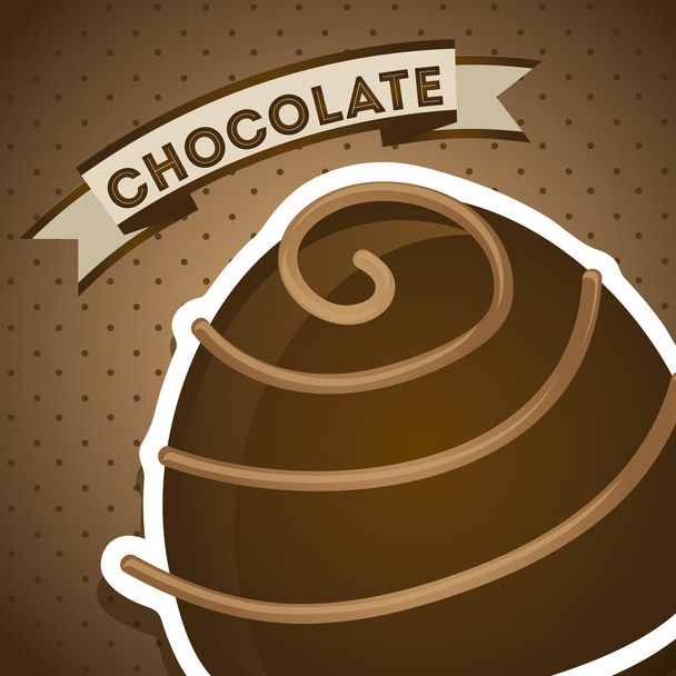 chocolate design  - Vector, Image