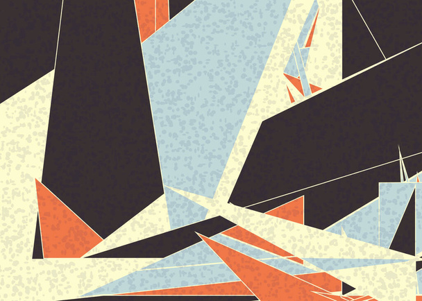 Piet Mondrian Estilo Computacional Arte Generativo fondo ilustración - Vector, Imagen