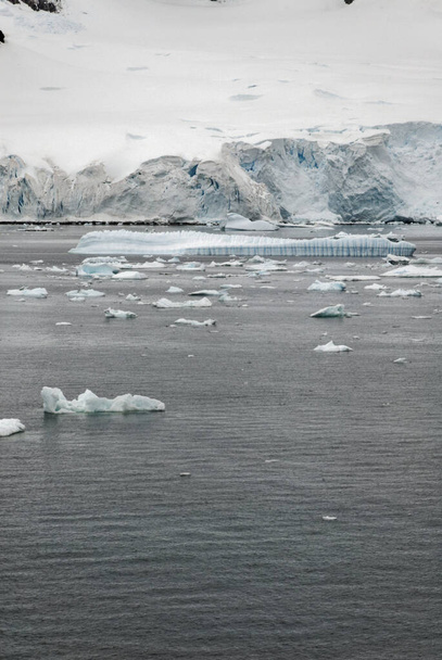 Kreuzfahrt in der Antarktis - Antarktische Halbinsel - Palmer Archipel. Neumayer. Globale Erwärmung - Märchenlandschaft - Foto, Bild
