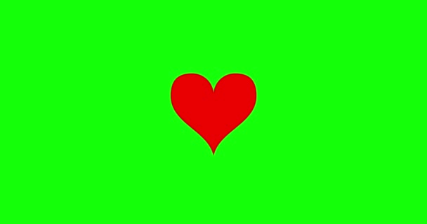 Εικονίδια καρτών φορτώνουν κινούμενα σχέδια. Έννοια animation λογότυπο για online καζίνο ή στοίχημα. Clubs να φτυαρίζει καρδιές σε διαμάντια morphing σε πράσινο φόντο - Πλάνα, βίντεο