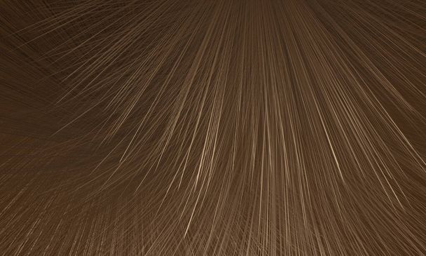 Realistic hair vector abstract background. Brown highlights fluffy hair abstract texture. Shaggy blonde hair highlights concept. - Vector, Image