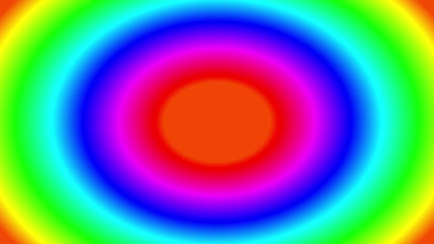 Cirkelvormige wazige beweging van kleurrijke gradiënt. Beweging abstracte achtergrond - Video