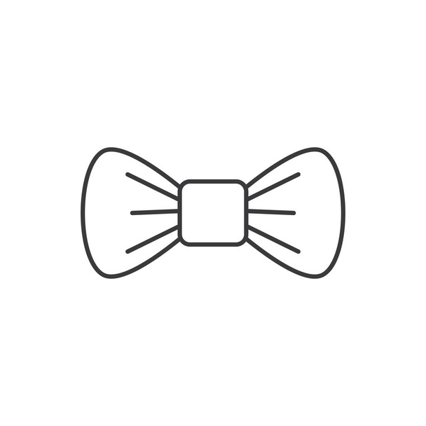Bow tie ícone vetor design plano - Vetor, Imagem