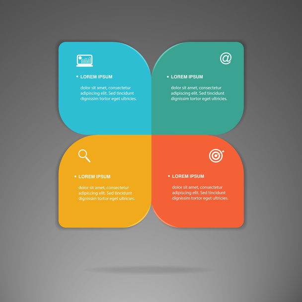 Vector of Business info graphic layout - Vector, Image