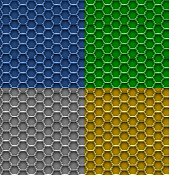 Honingraat patronen - Vector, afbeelding