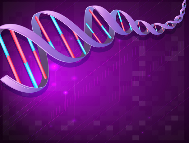 Uma imagem de um DNA
 - Vetor, Imagem