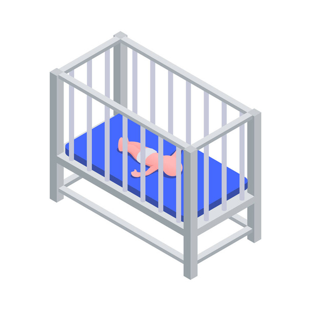 Newborn Baby Icon - Vector, Image