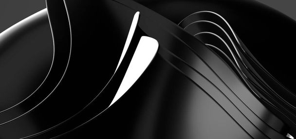 black and white metallic background vector illustration design - Фото, зображення
