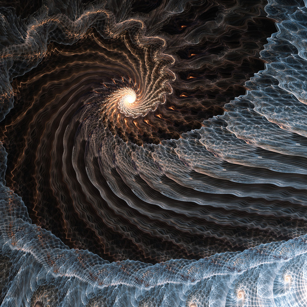 Espiral azul
 - Foto, Imagen