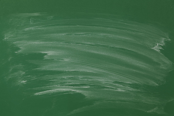 Blank green chalkboard - Photo, Image