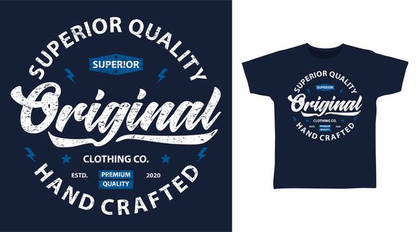 Original superior quality typography vector illustration t-shirt design for print - ベクター画像