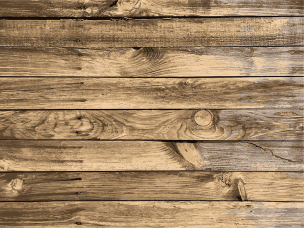 Wooden wall background. Wood texture. - Vector, Imagen