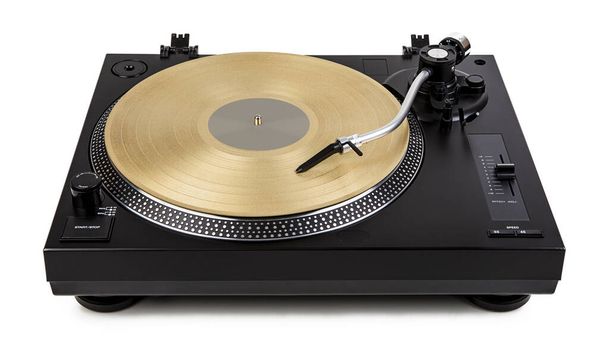 Turntable for playing vinyl records. Analog devices - Photo, Image