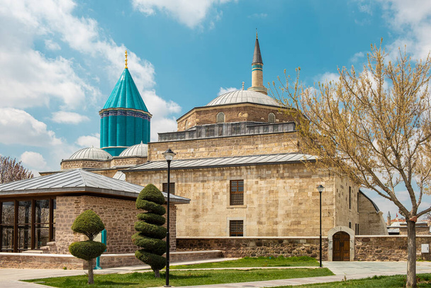 Mevlana Múzeum és Mevlana sír Konyában Törökország - Fotó, kép