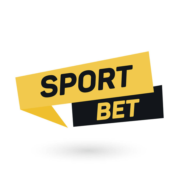 Sportwetten-Logo. Live-Wette-App Fußball-Vektor-Symbol - Vektor, Bild