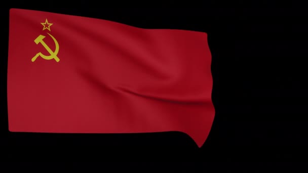 National flag of Soviet Union - Footage, Video