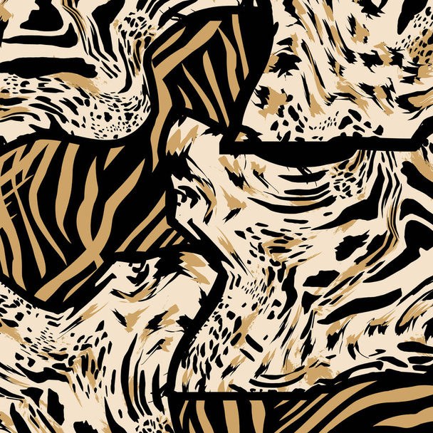 Leopard skin pattern texture; Fashionable print - Фото, изображение