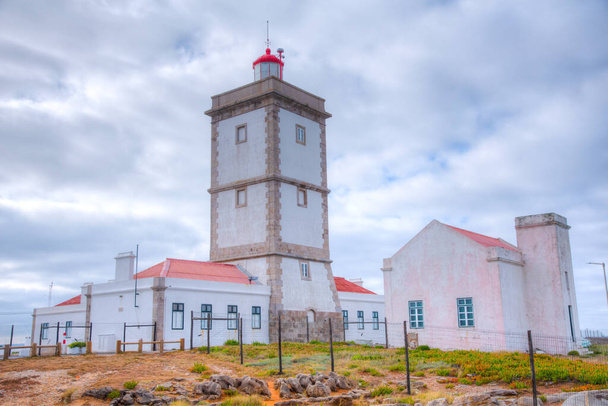 Lighthouse at Cabo Carvoeiro in Peniche, Portugal. - Foto, Bild