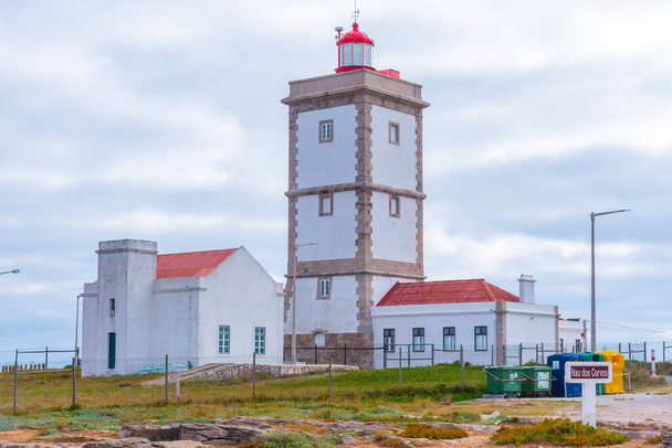 Lighthouse at Cabo Carvoeiro in Peniche, Portugal. - Photo, Image