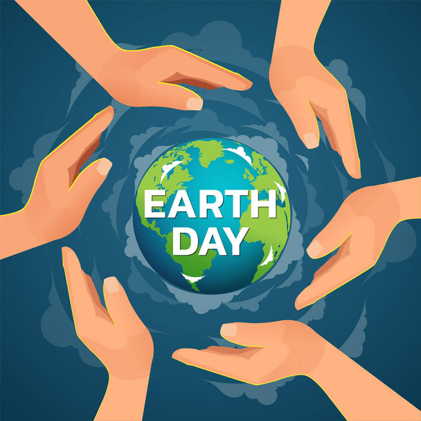 Всесвітнє довкілля і день Землі Всесвітній день довкілля і землі. З Днем Землі
. - Вектор, зображення