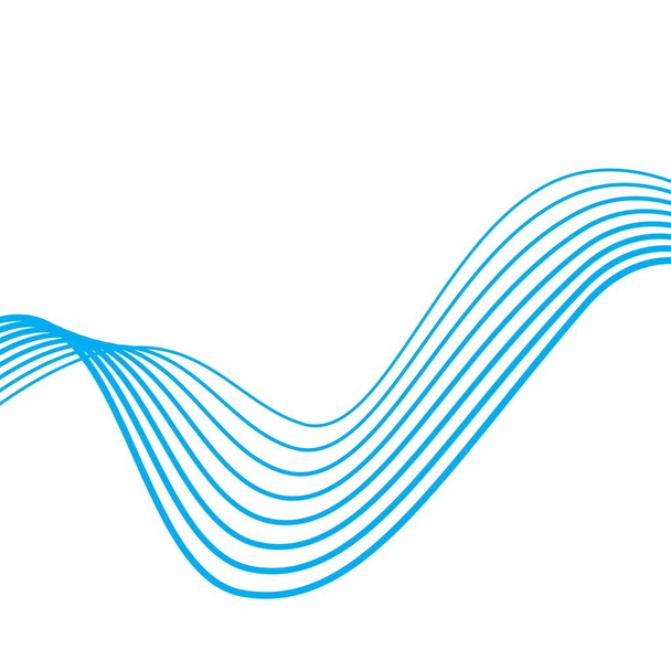 Wave line images illustration design - Vector, Image