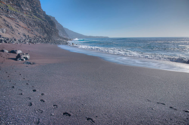 Playa del Verodal beach at El Hierro island, Canary islands, Spain . - Foto, immagini