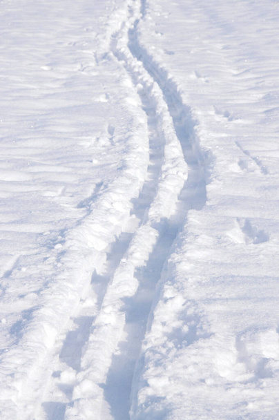 Piste da sci sulla neve - Foto, immagini