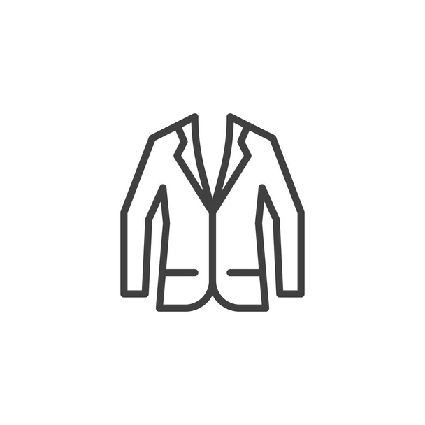 Tuxedo suit line icon - Vektor, Bild
