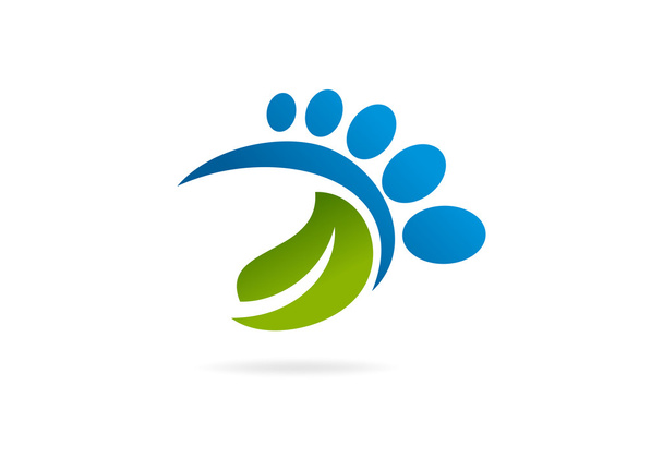 Ayak hastalıkları uzmanı iş logo - Vektör, Görsel