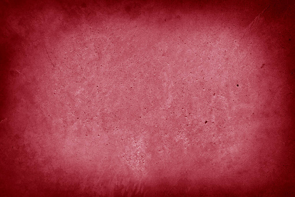 Czerwony teksturowany beton tło ściany - Zdjęcie, obraz