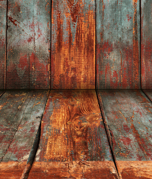 Grunge wood deck - Фото, изображение