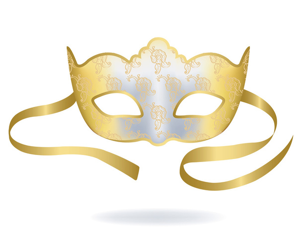 Venetiaanse carnaval masker. - Vector, afbeelding