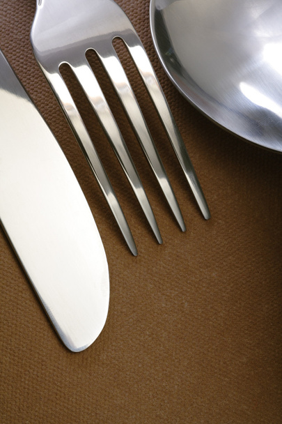 lepel, mes en vork - Foto, afbeelding