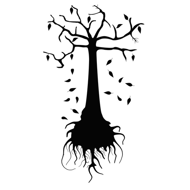 withering tree - Vector, Image