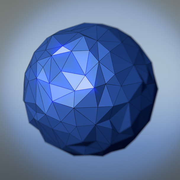 Blue sphere - Foto, Bild