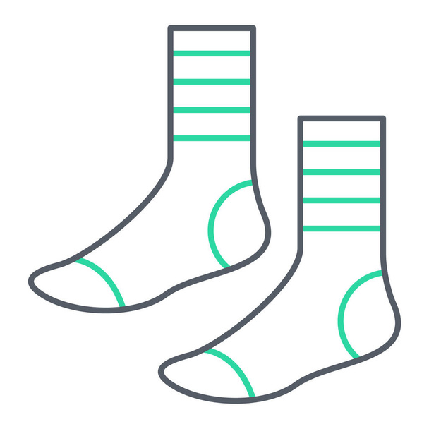 靴下ウェブのベクトル図 - ベクター画像