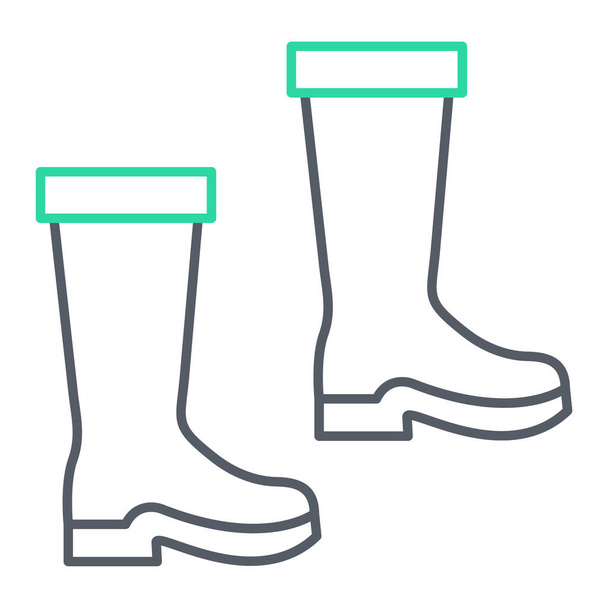 vector illustratie van schoenen pictogram - Vector, afbeelding
