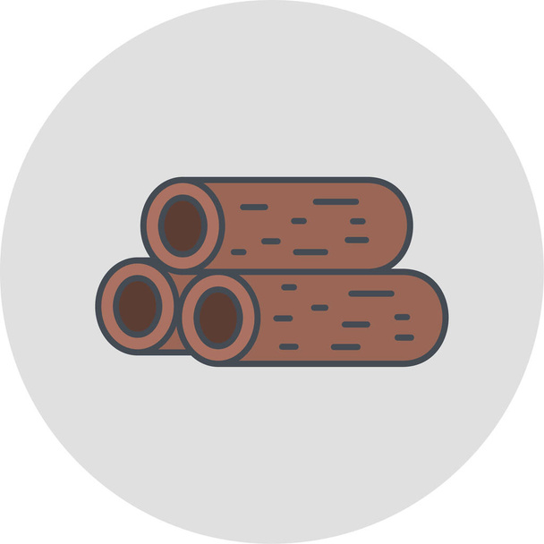 Logs pictogram vector illustratie - Vector, afbeelding