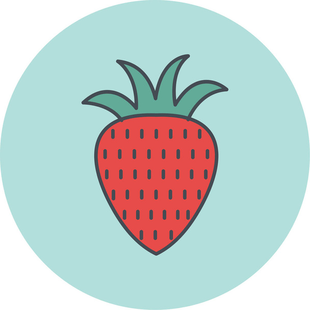 vector illustration of strawberry icon - Vector, Image