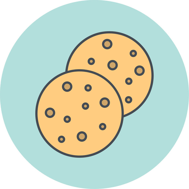 食品アイコンのベクトル図 - ベクター画像