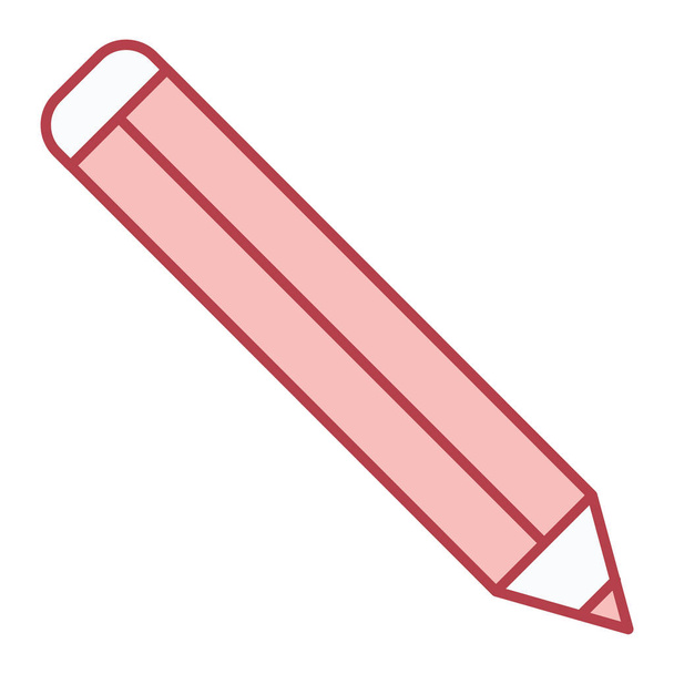Bleistift-Symbol-Vektor-Illustration - Vektor, Bild