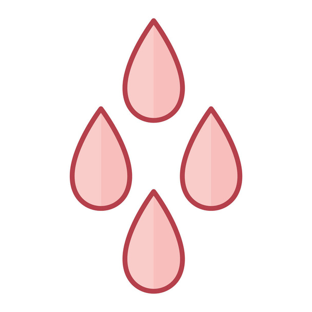 gota de sangre icono vector ilustración diseño gráfico - Vector, imagen