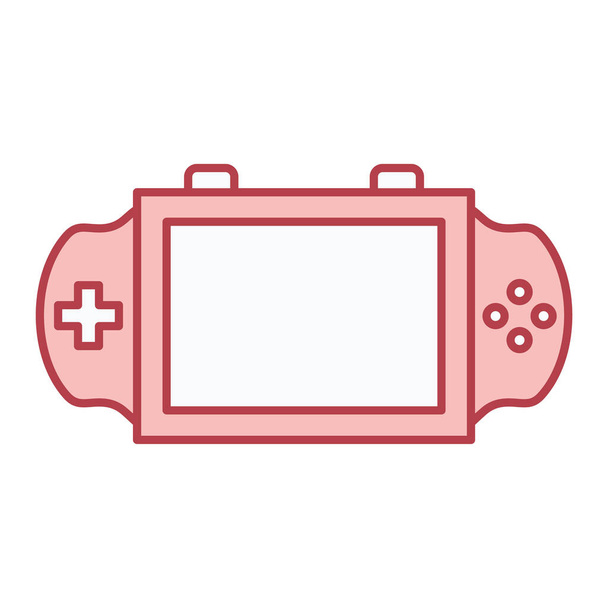 joystick játék konzol ikon vektor illusztráció grafika tervezés - Vektor, kép