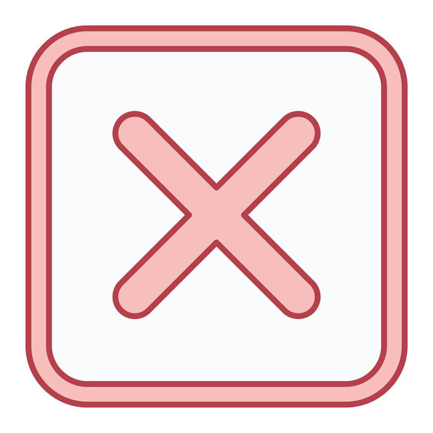 cancelar icono vector ilustración - Vector, Imagen