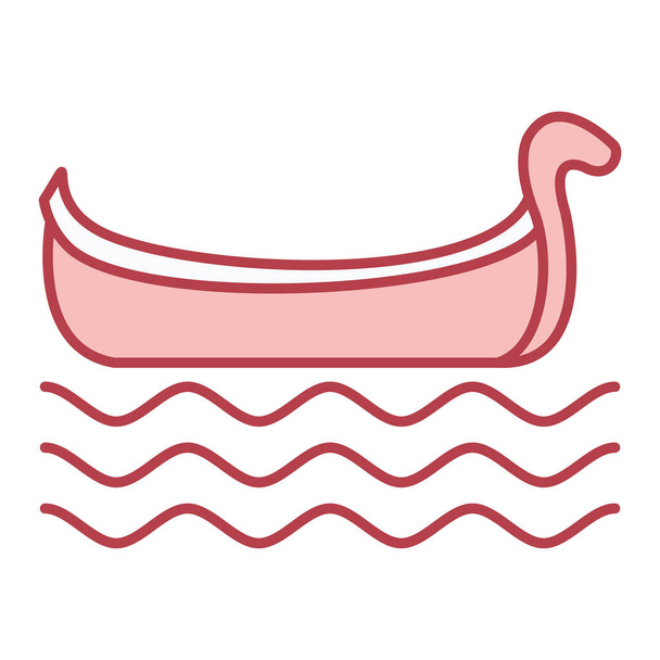 sea wave icon. outline illustration of water pipe vector icons for web - Vektör, Görsel